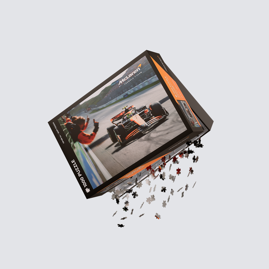 Echipa McLaren Formula 1®, Puzzle, Lando Norris, Poster cu victorie, 1000 piese