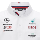 Men's Shirt, Mercedes, White, 2021