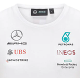 Women's T-Shirt, Mercedes, White, 2021