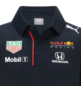 Tricou de Copil cu Guler, Puma Red Bull - echipa, Albastru, 2021
