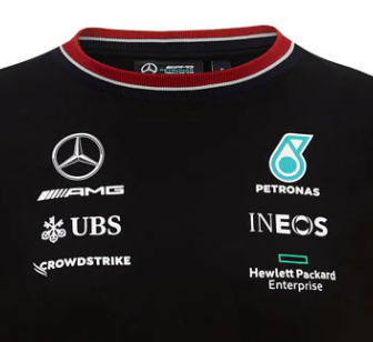 Children's T-Shirt, Mercedes, Black, 2021
