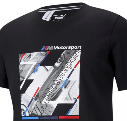 Men's T-Shirt, Puma BMW MMS Graphic, Black, 2021