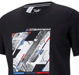 Men's T-Shirt, Puma BMW MMS Graphic, Black, 2021