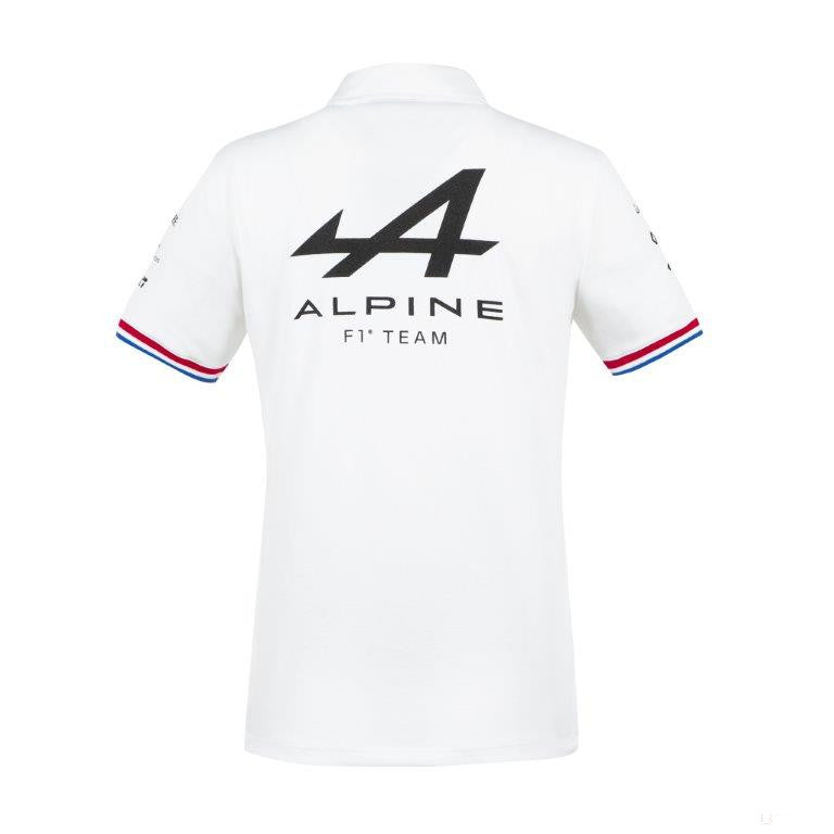Tricou de Dama cu Guler, Alpine, Alb, 2021 - Team