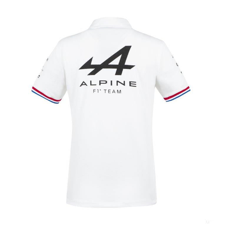 Tricou de Dama cu Guler, Alpine, Alb, 2021 - Team - FansBRANDS®