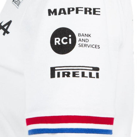 Tricou de Dama cu Guler, Alpine, Alb, 2021 - Team - FansBRANDS®