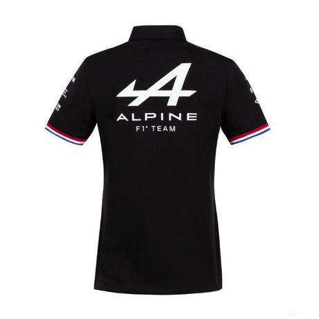 Tricou de Dama cu Guler, Alpine, Negru, 2021 - Team