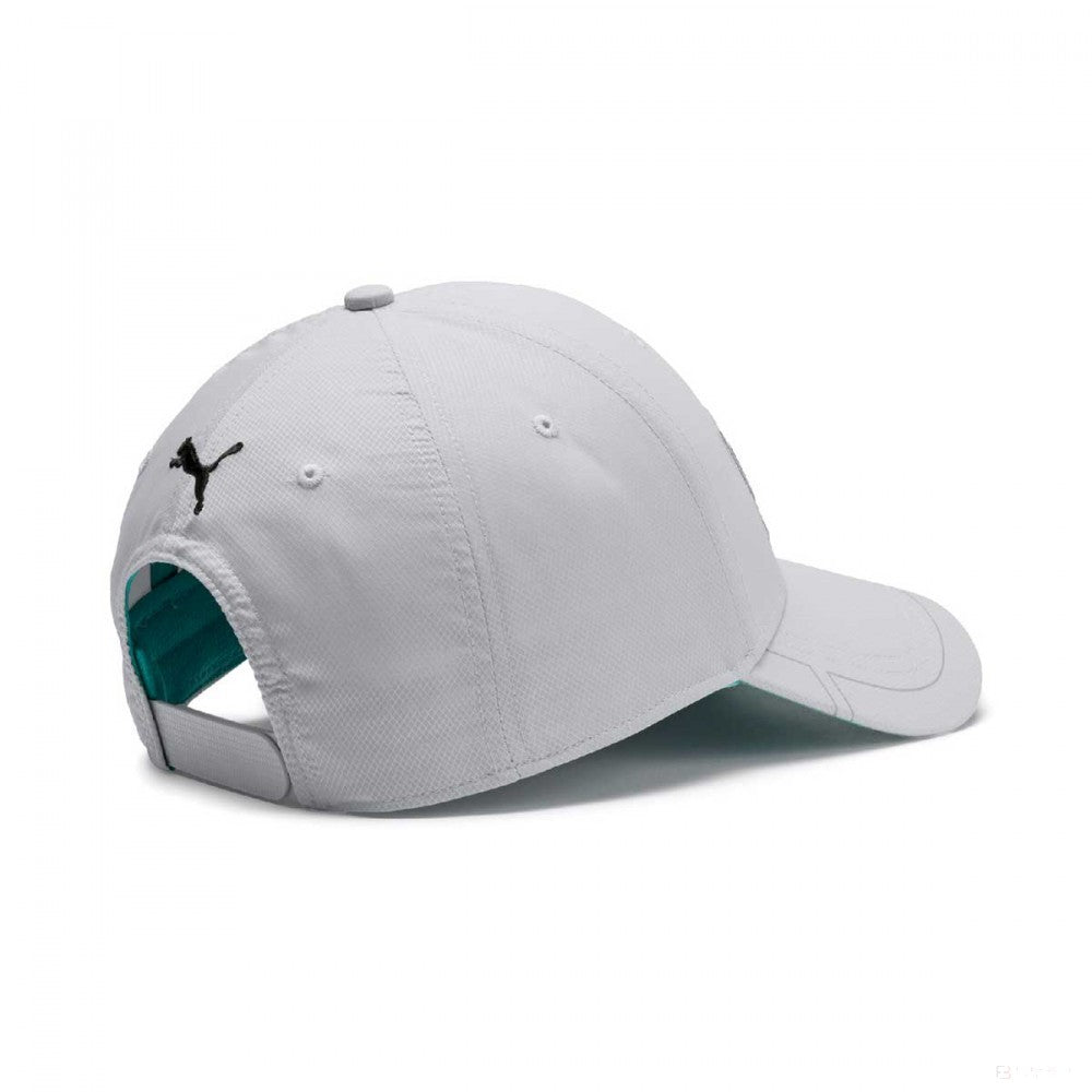 Mercedes Baseball Cap, Adult, Puma Team Logo, Silver, 2019 - FansBRANDS®