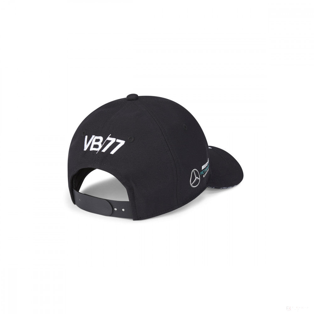 Mercedes Baseball Cap, Valtteri Bottas, Adult, Black, 20/21