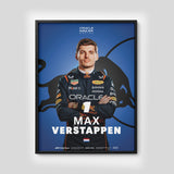 Poster F1 original – Max Verstappen (dimensiune A3)
