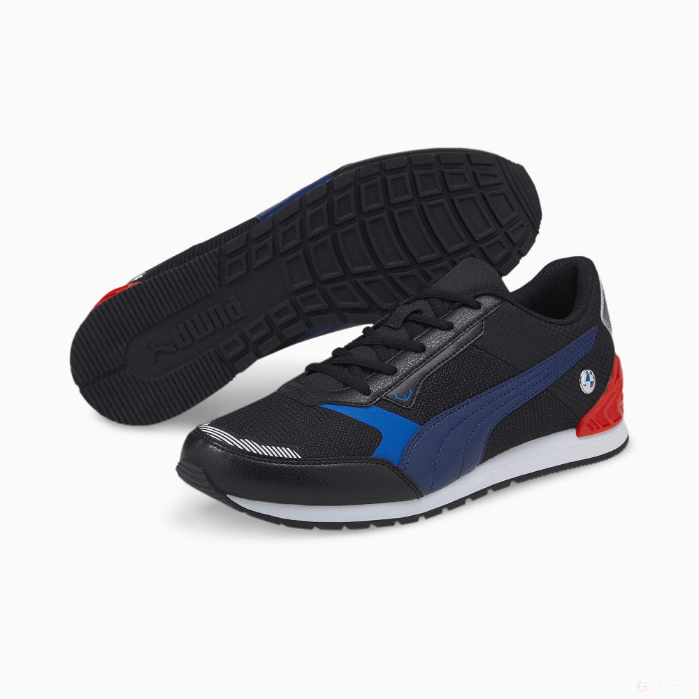 Pantofi, Puma BMW MMS Track Racer, 2022, Negru-Albastru - FansBRANDS®