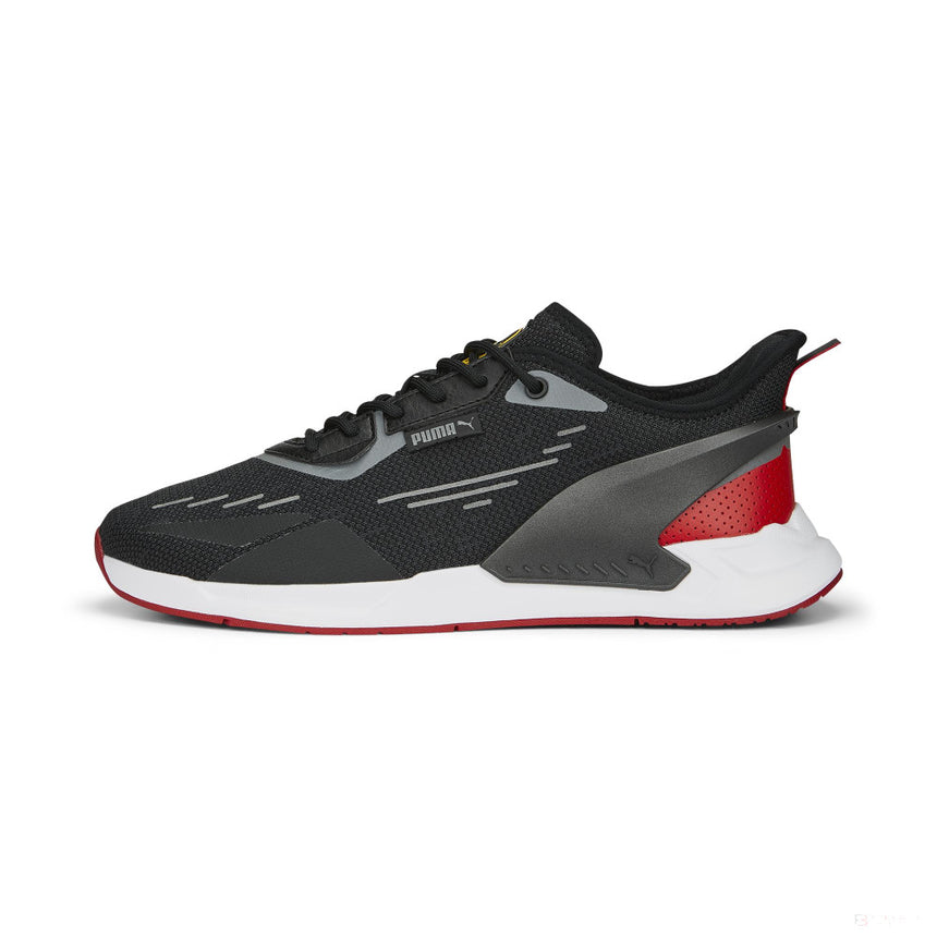 Pantofi de Ferrari IONSpeed 2 PUMA Negru-PUMA Alb-Rosso Corsa - FansBRANDS®