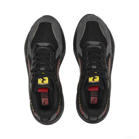 Pantofi de Ferrari RS-X PUMA negru-Rosso Corsa.