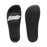 Papuci cu logo F1, Puma, Leadcat 2.0, negri 🔥