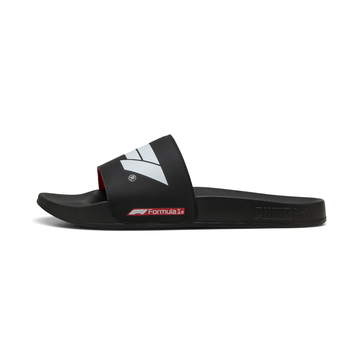 Papuci cu logo F1, Puma, Leadcat 2.0, negri 🔥