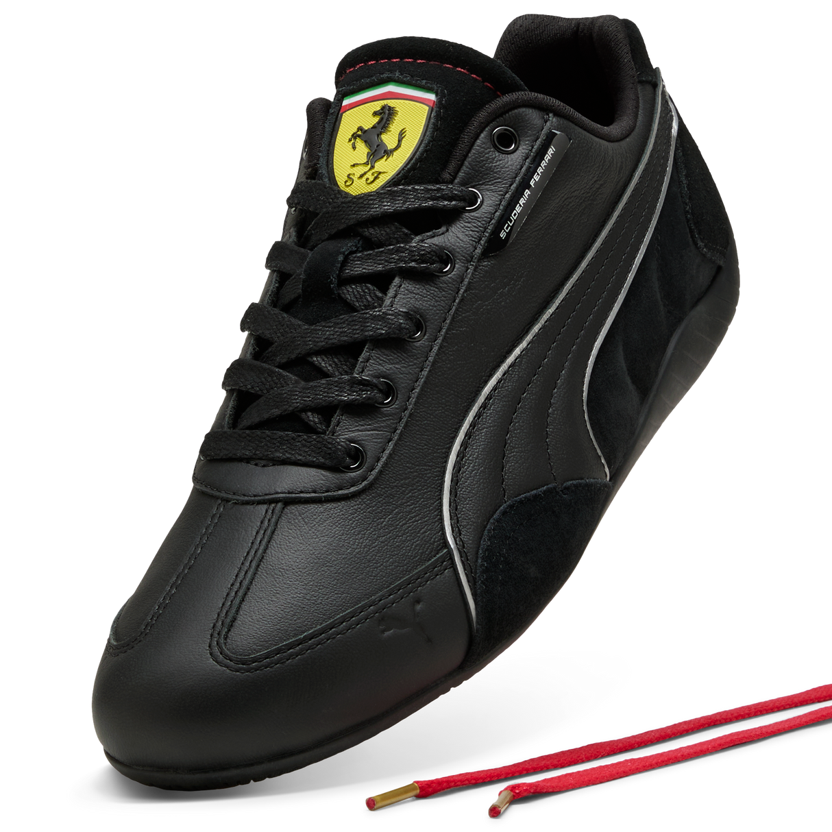 Pantofi Ferrari, Puma, Speedcat, negru-roșu 🔥