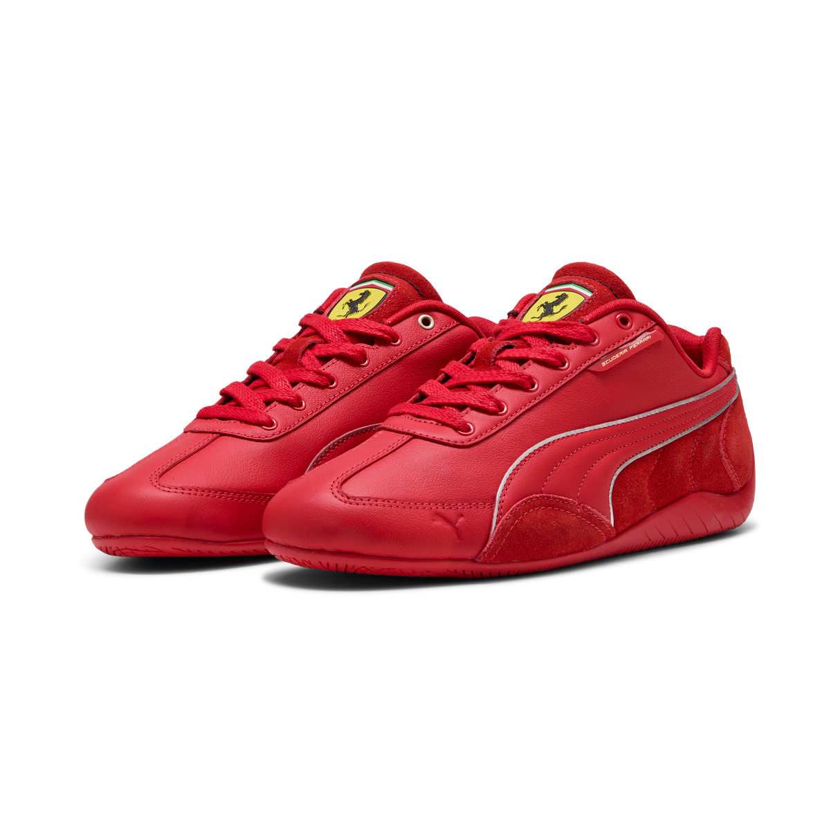 Pantofi Ferrari, Puma, Speedcat, roșu-negru 🔥