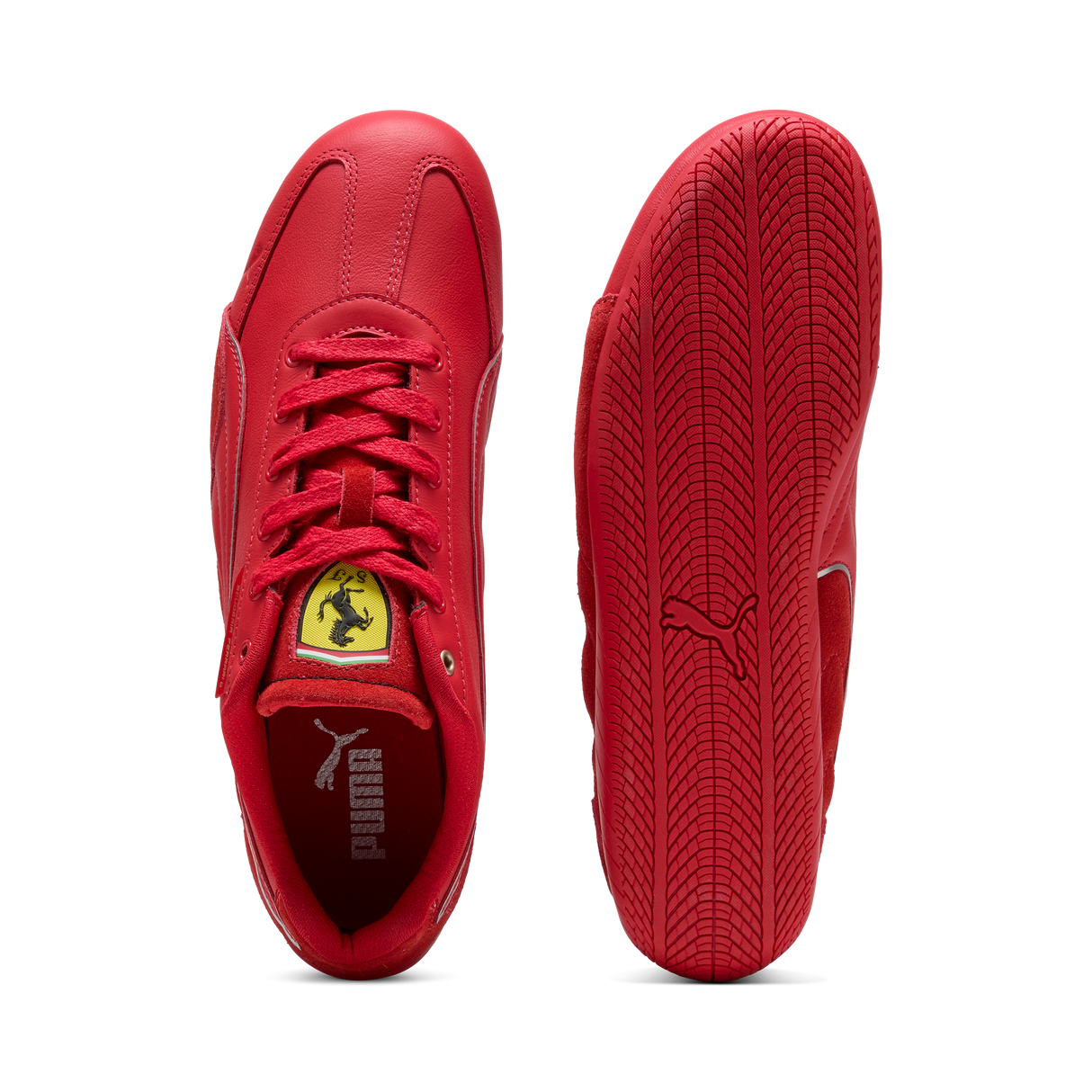 Pantofi Ferrari, Puma, Speedcat, roșu-negru 🔥