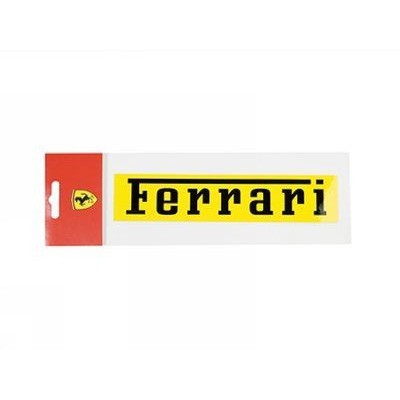 Autocolant, Ferrari, Unisex, Galben, 19x4 cm, 2012 - FansBRANDS®