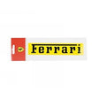 Autocolant, Ferrari, Unisex, Galben, 11x2 cm, 2012 - FansBRANDS®