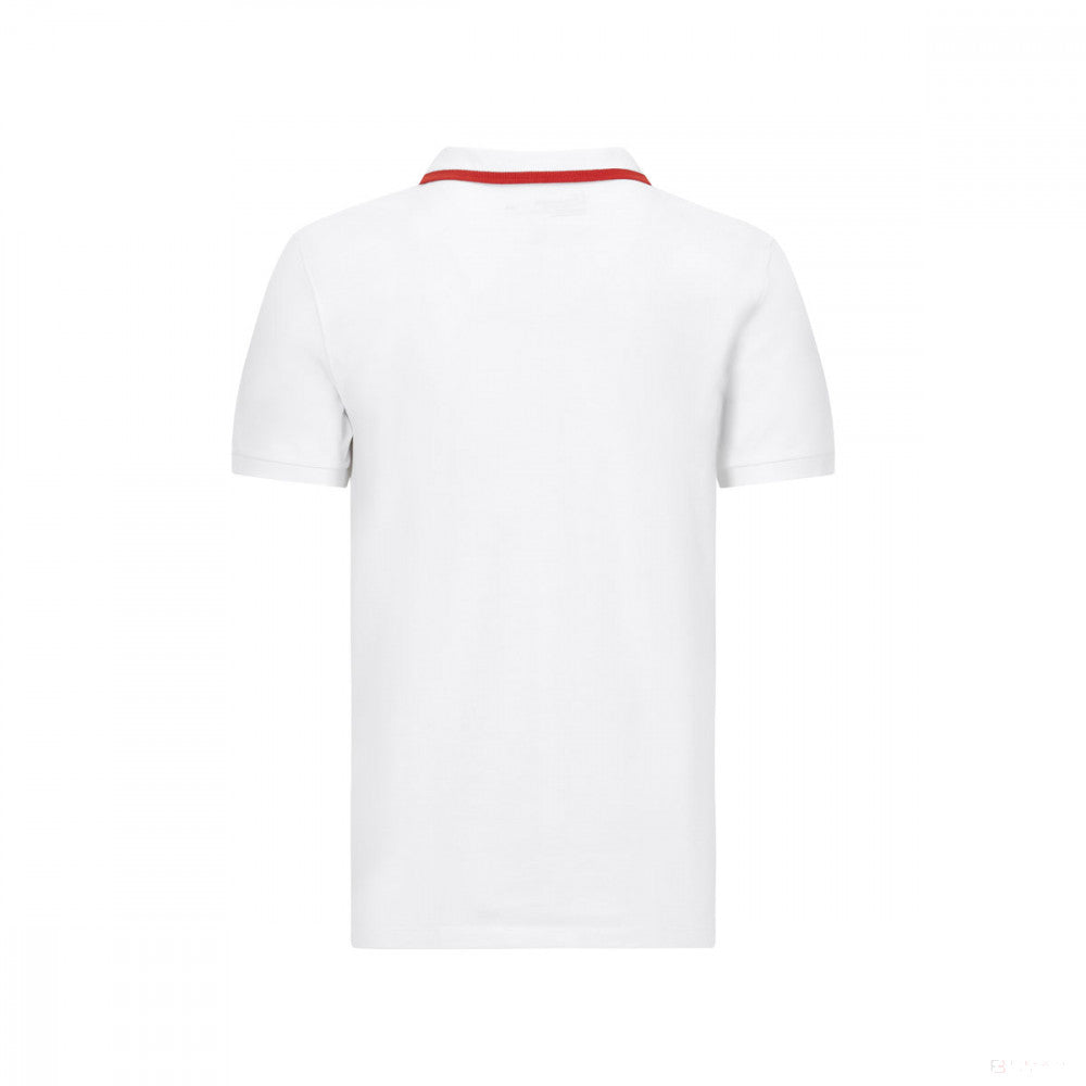 Tricou de Barbat cu Guler, Formula 1 Logo, Alb, 2020 - FansBRANDS®