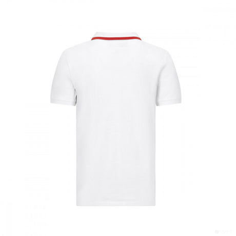 Tricou de Barbat cu Guler, Formula 1 Logo, Alb, 2020 - FansBRANDS®
