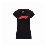 Tricou de Dama, Formula 1 Logo, Negru, 2020