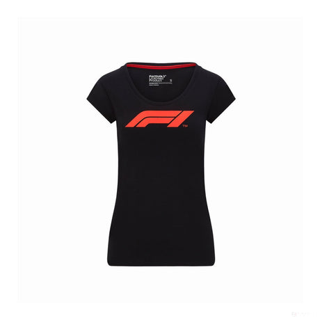 Tricou de Dama, Formula 1 Logo, Negru, 2020 - FansBRANDS®