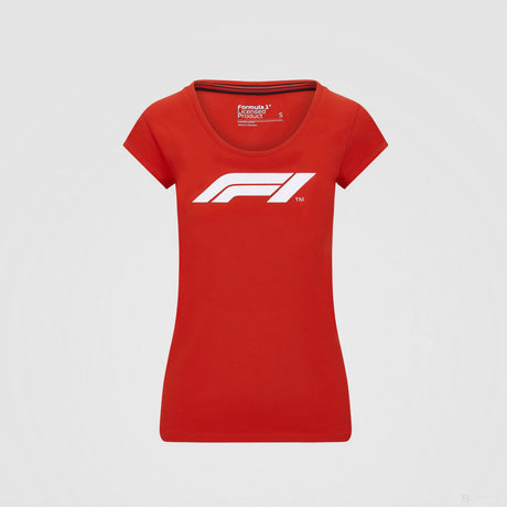 Tricou de Dama, Formula 1 Logo, Rosu, 2020 - FansBRANDS®
