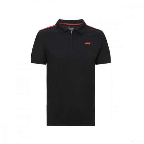 Tricou de Barbat cu Guler, Formula 1, Negru, 2020 - FansBRANDS®