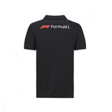 Tricou de Barbat cu Guler, Formula 1, Negru, 2020 - FansBRANDS®