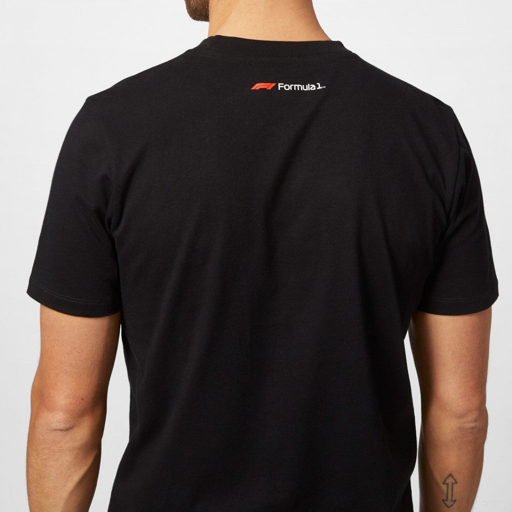 Tricou de Barbat, Formula 1 Logo, Negru, 2020