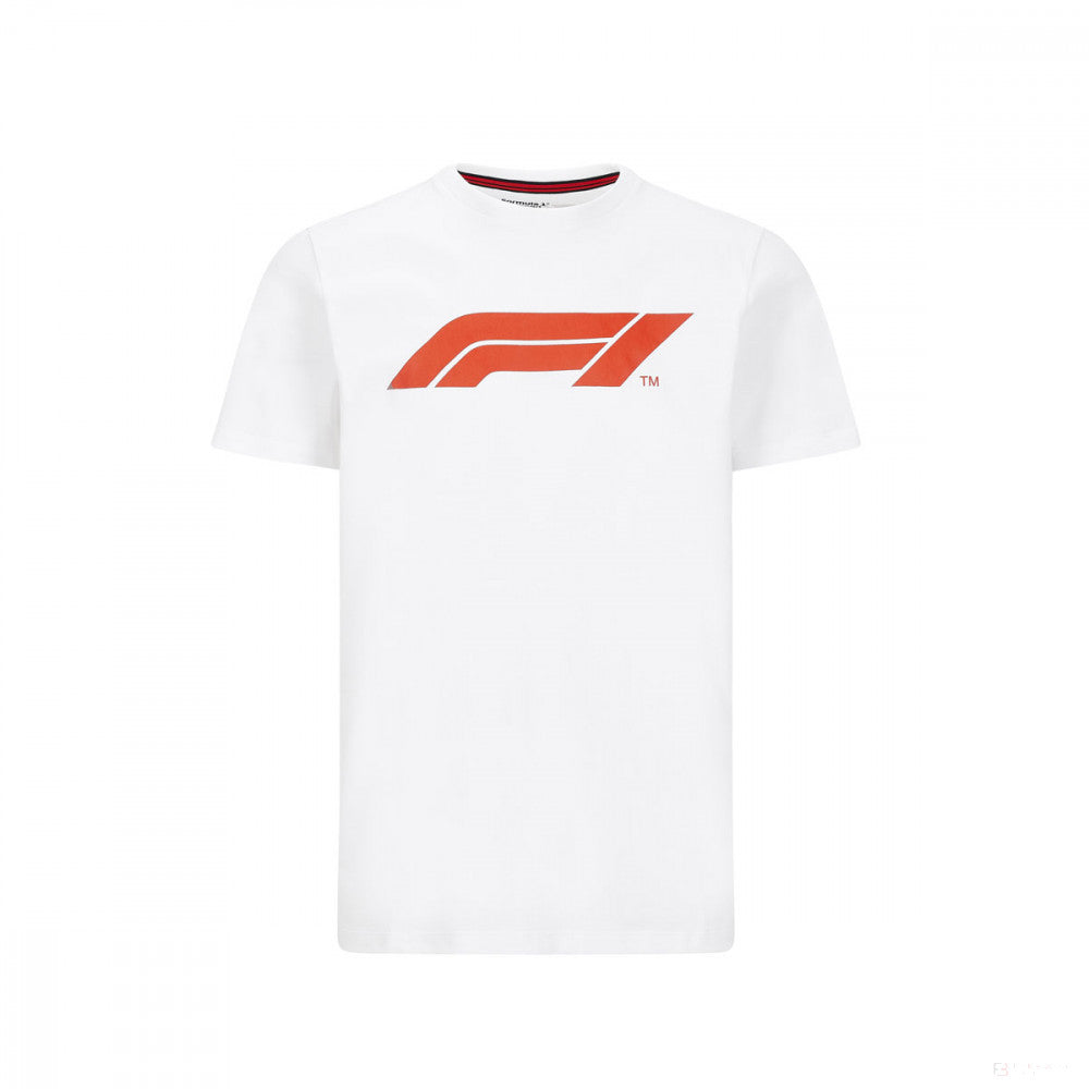 Tricou de Barbat, Formula 1 Logo, Alb, 2020