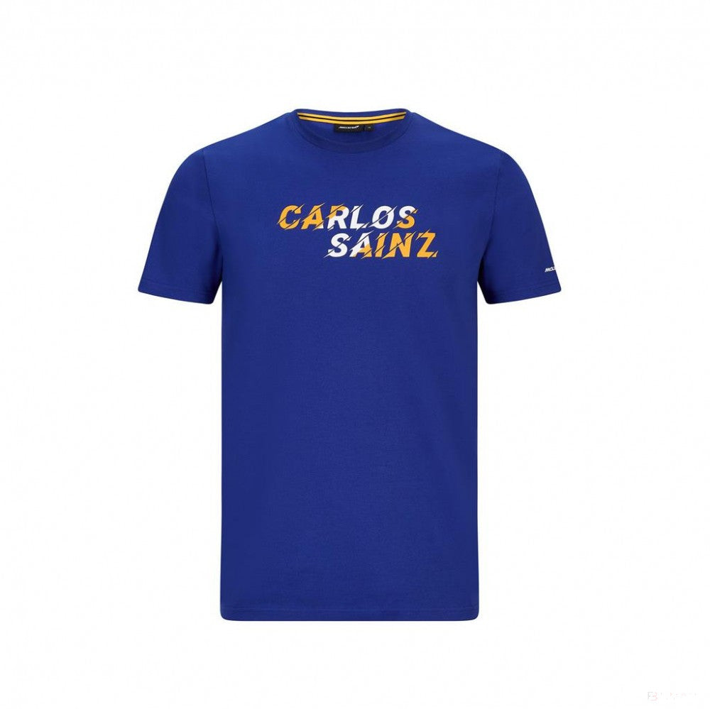 Tricou de Barbat, McLaren Carlos Sainz, Albastru, marimea XS, 2020 - FansBRANDS®