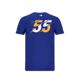 Tricou de Barbat, McLaren Carlos Sainz, Albastru, marimea XS, 2020 - FansBRANDS®