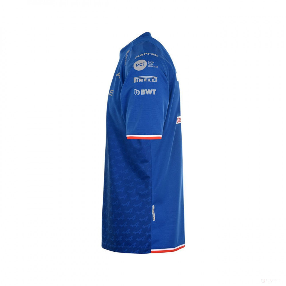 Tricou de Barbat, Alpine Fernando Alonso 14 Team, Albastru, 2022 - FansBRANDS®