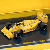 Masina Model, Ayrton Senna Lotus Honda 99T 1987 Monaco, Galben, 1:43 - FansBRANDS®