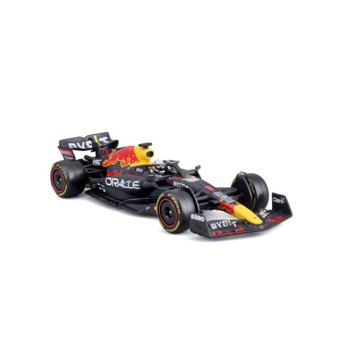 Red Bull Racing F1 Modellauto, mit Helm, RB18, bburago, 1:43, Max Verstappen