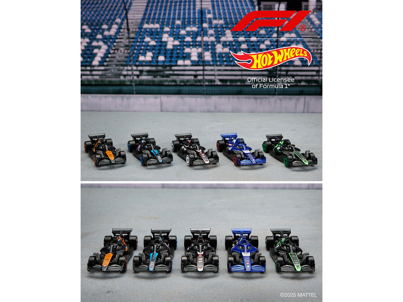 Hot Wheels F1 set, 5pc mașină F1 în cutie