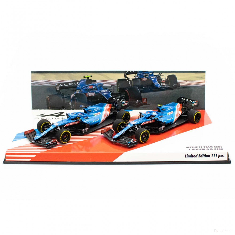 Alpine F1 Team 2021 A521 Alonso / Ocon double set Limited Edition 1:43 - FansBRANDS®