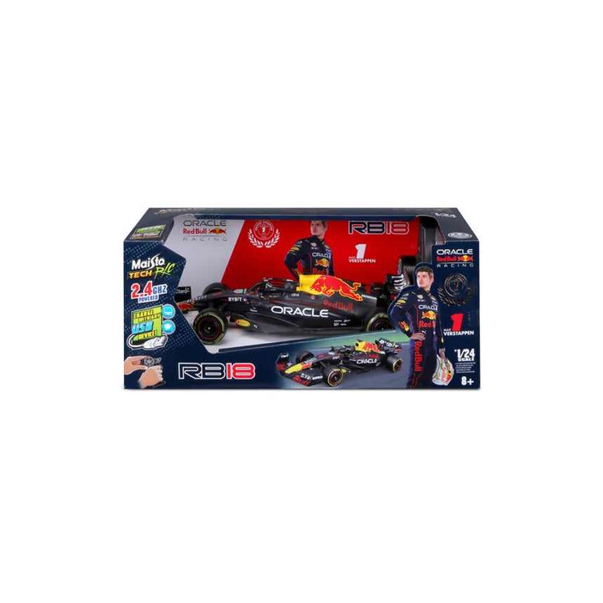 Mașină RC Red Bull Racing, Maisto Tech RC, Max Verstappen, scară 1:24, nr. 1, RB18