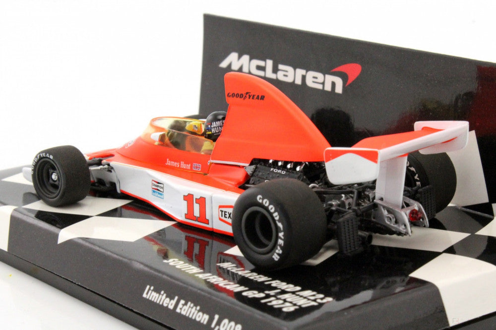Masina Model, James Hunt McLaren Ford M23 South African GP 1976, 1:43, Rosu, 1976