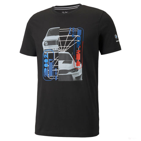 Tricou de Barbat, Puma BMW MMS Car Graphic, Negru, 2021 - FansBRANDS®