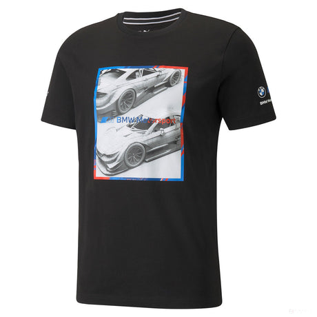 Tricou de Barbat, Puma BMW MMS Logo Graphic, Negru, 2021 - FansBRANDS®