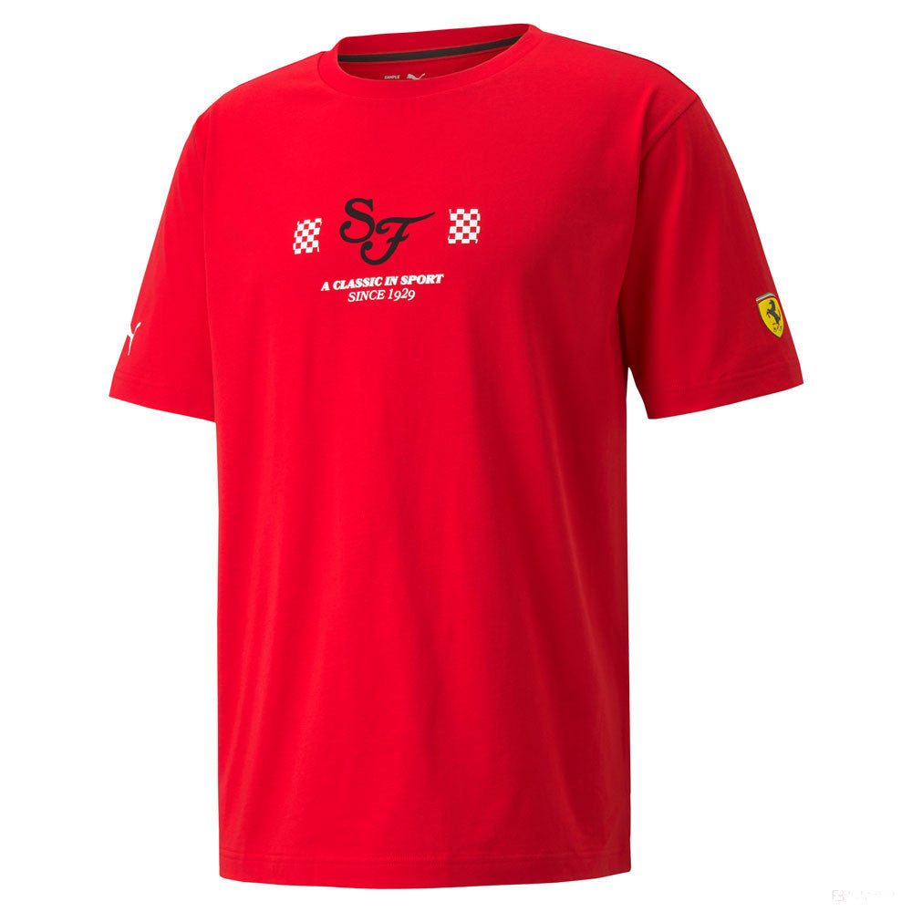 Tricou de Barbat, Puma Ferrari Race Statement, Rosu, 2021 - FansBRANDS®