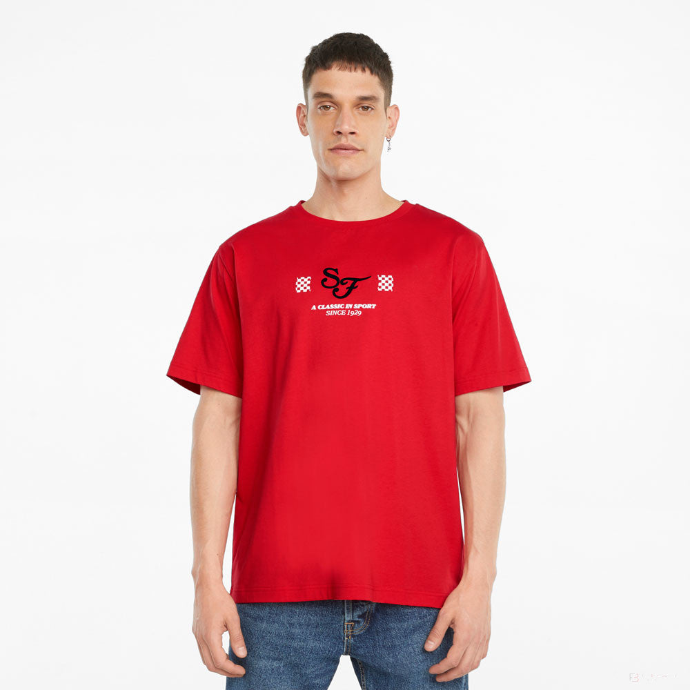 Tricou de Barbat, Puma Ferrari Race Statement, Rosu, 2021 - FansBRANDS®