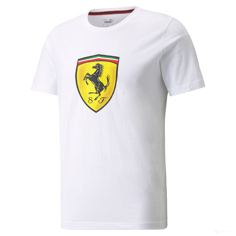 Tricou de Barbat, Puma Ferrari Race Big Shield, Alb, 2021