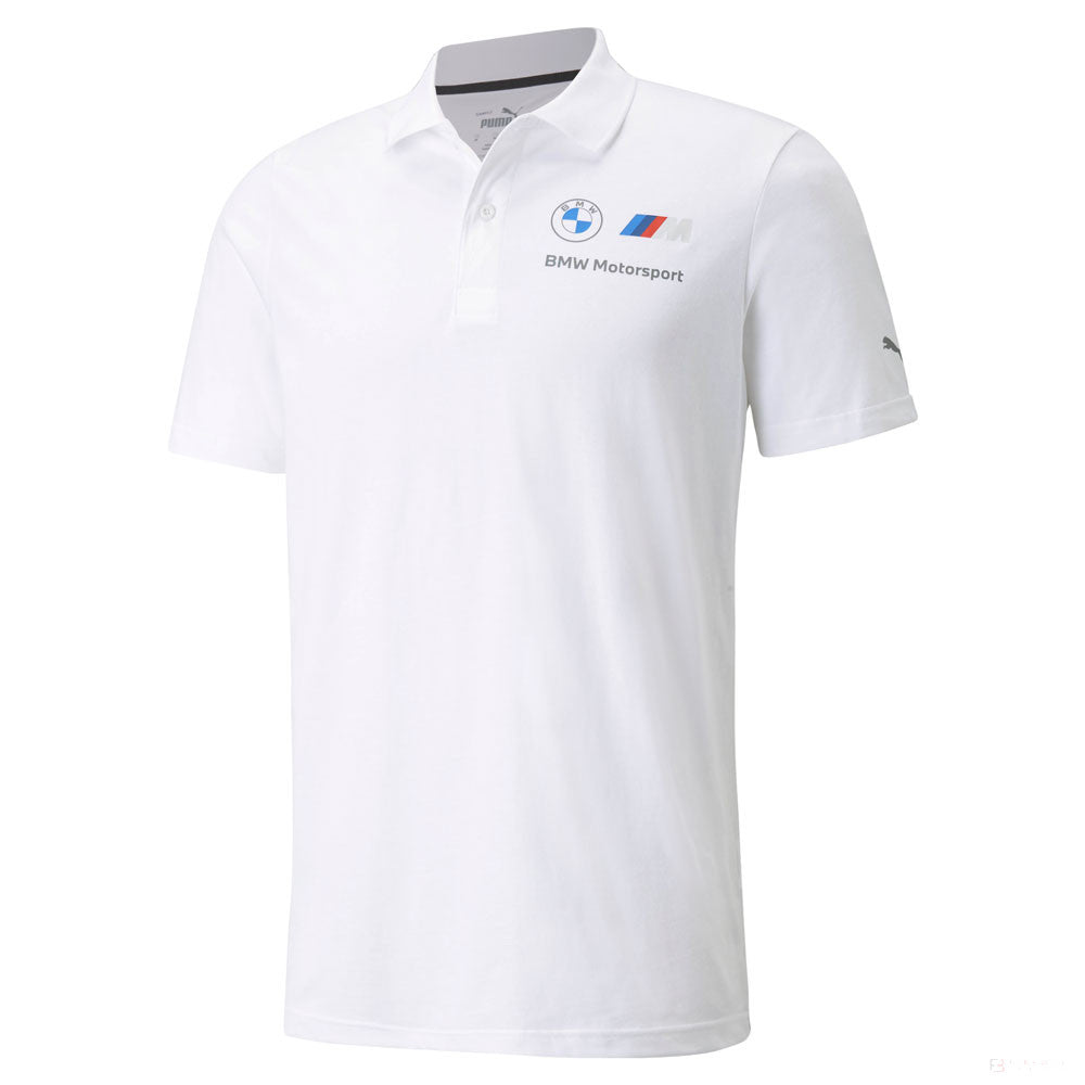 Tricou de Barbat cu Guler, Puma BMW MMS ESS, Alb, 2021 - FansBRANDS®