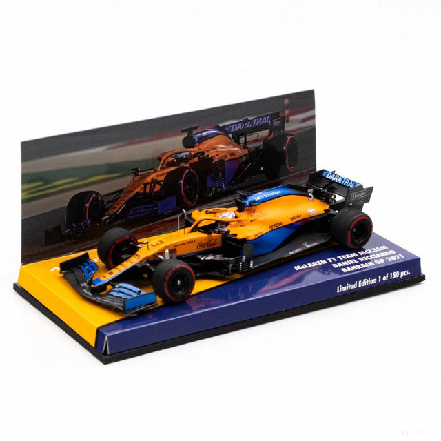 Daniel Ricciardo McLaren F1 Team MCL35M Formula 1 Bahrain GP 2021 Limited Edition 1:43 - FansBRANDS®