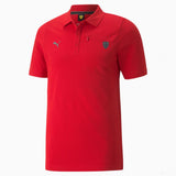 Tricou de Barbat cu Guler, Puma Ferrari, 2022, Rosu - FansBRANDS®